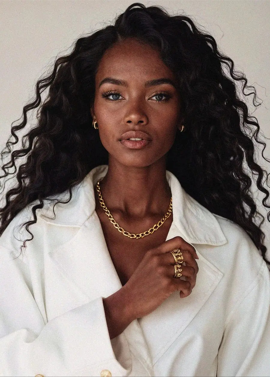 Model met natuurlijke look – BrazilCosmetica hero afbeelding